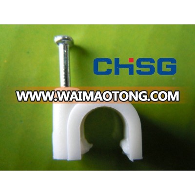 Cable Clip With The High Carbon Nail